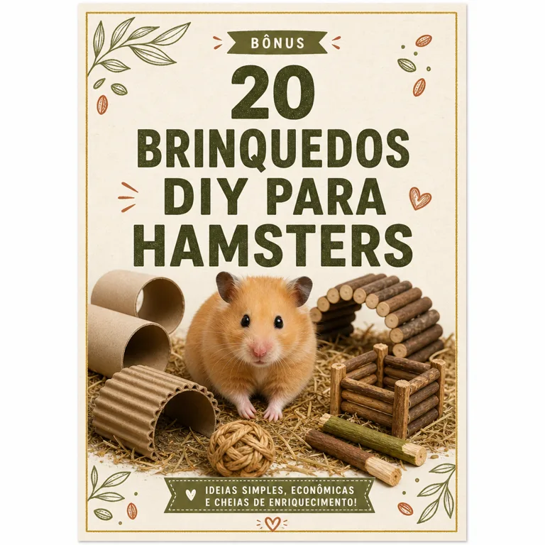 Capa do bônus 20 Brinquedos DIY para Hamsters